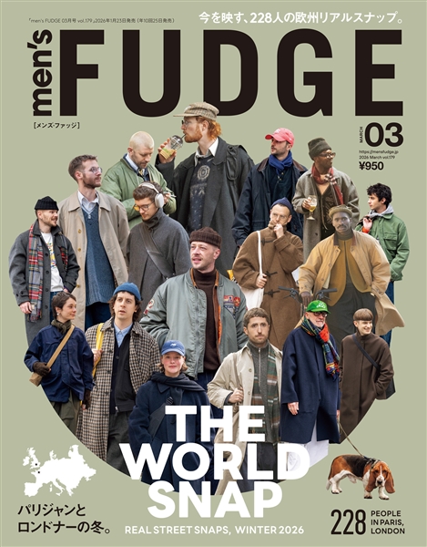 men's FUDGE -メンズ ファッジ- 2026年3月号 Vol.179