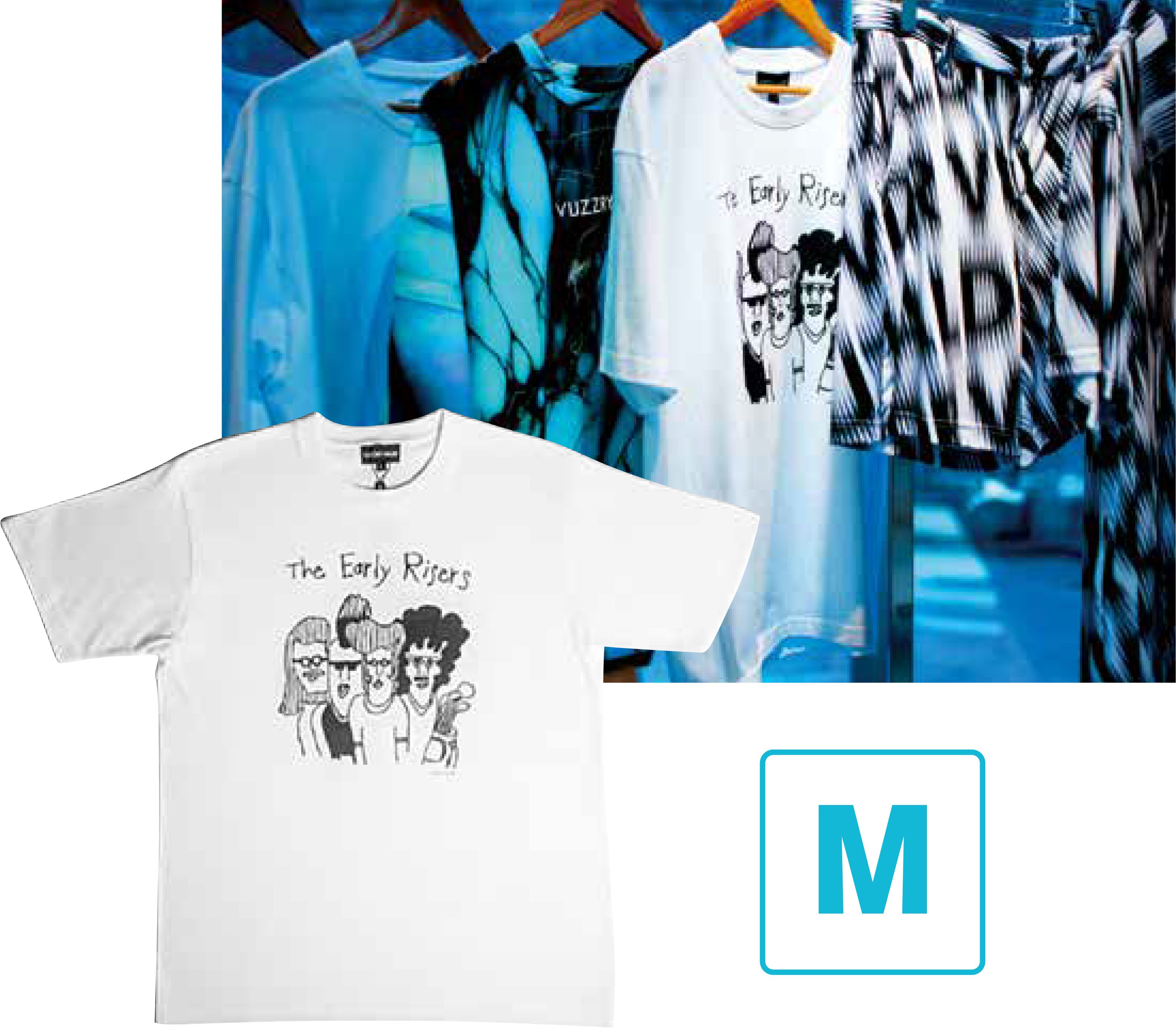 VUZZRY VALDR The Early Risers Tシャツ Mサイズ